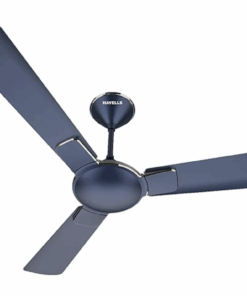Havells Enticer Premium Design 1200 mm Ceiling Fan|High Air Delivery| Hi Speed|Wider Blades|100% Copper Winding Motor|Metallic Finish for Living & Bedroom Interiors|Dust Resistant (Indigo Blue Chrome)